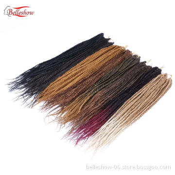 Hot sell wholesale 3X Box  crochet braid hair  box hair  Crochet Braids box braids